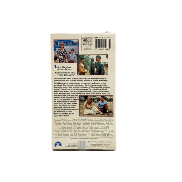 Forrest Gump VHS 1994 Tom Hanks Gary Sinise Sally Field Watermark New Sealed - Picture 2 of 6